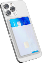 Entronix Card Holder Compatible with iPhone/Galaxy/All Phones - [Silicone] Sticky Wallet Back Pocket