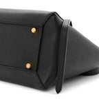 Grained Calfskin Mini Belt Bag Black