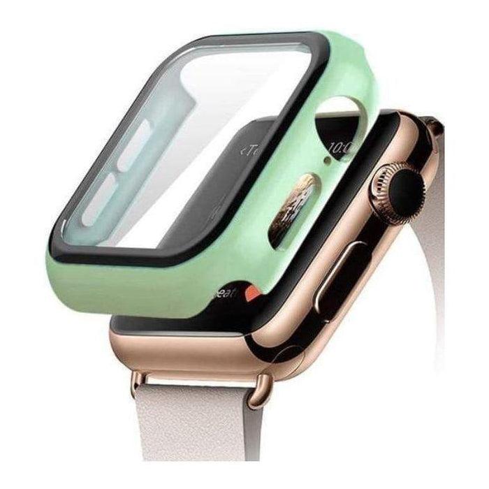 Entronix Case Compatible with iWatch Series 9/8/7, 41mm - Hard Cover w/ Built-In Screen Protector