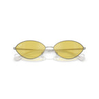 Ray-Ban Kai Bio-Based Silver Gold Mirror Oval Sunglasses RB3757