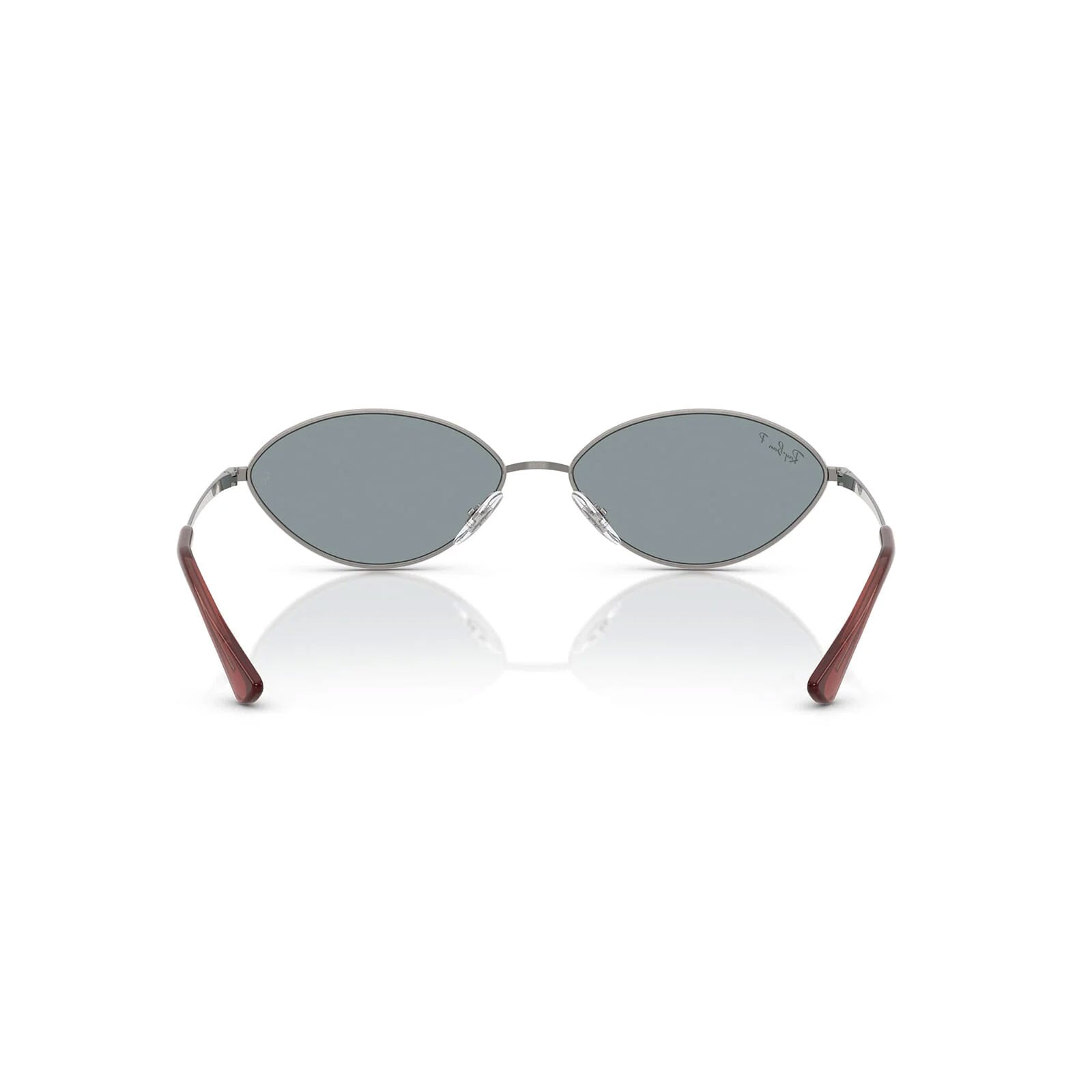 Ray-Ban Kai Bio-Based Grey Blue Polarised Oval Sunglasses RB3757