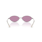Ray-Ban Kai Bio-Based Gunmetal Violet Oval Sunglasses RB3757
