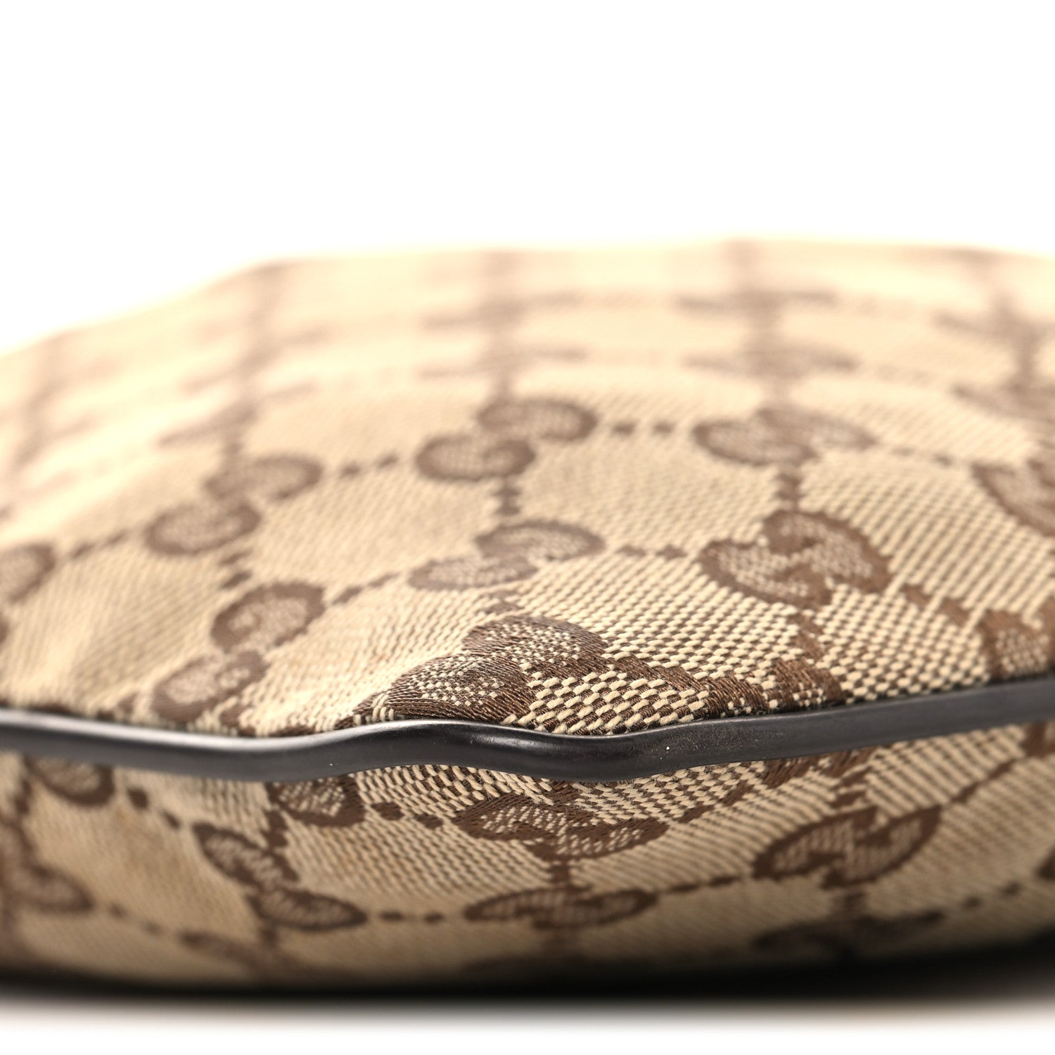 Monogram Web Small Flat Messenger Bag Brown