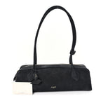 Nubuck Medium Le Teckel Bag Black Anthracite