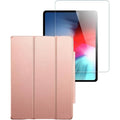 SAHARA - ESR Rose Gold Folio Case with Tempered Glass Screen Protector - iPad Pro 12.9" (4th, 5th, and 6th Generation)