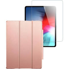 SAHARA - ESR Rose Gold Folio Case with Tempered Glass Screen Protector - iPad Pro 12.9" (4th, 5th, and 6th Generation)