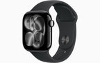 Apple Watch Series 11 GPS 46mm Jet Black Aluminum Case with Black Sport Band