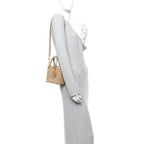 Patent Mini Lady Dior Beige