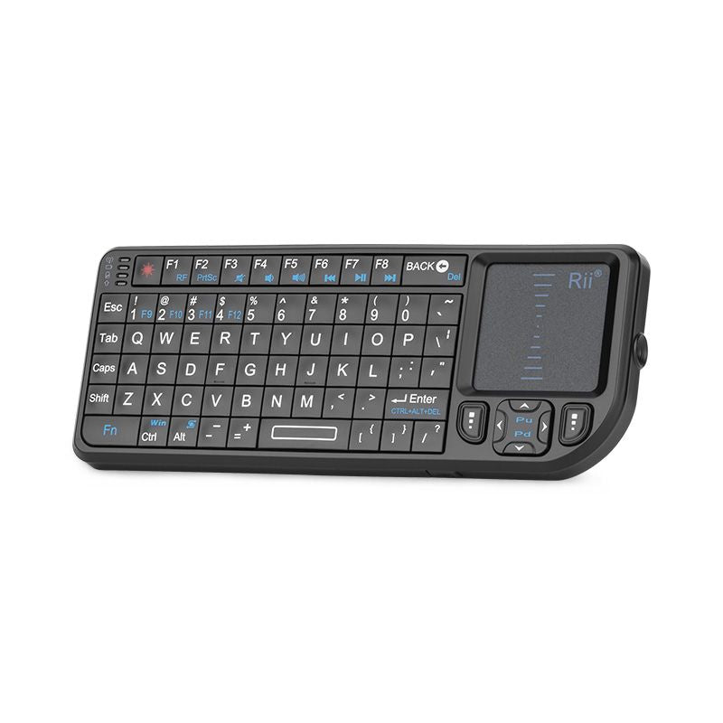 Mini Wireless Keyboard with Backlight Laser Pointer Multimedia For TV, Computer