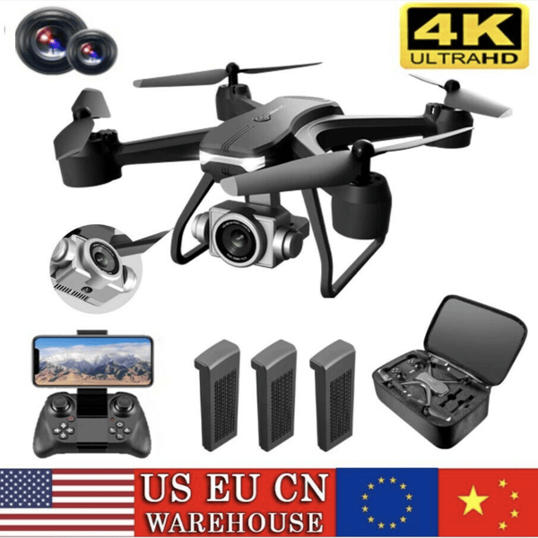 3 batteryV14 Professional Drone 6K HD Dual Camera Wifi FPV Portable RC Quadcopter , Drones suitable for adults/beginners.Logistics is randomly sent by UPS/UNI/GOFO/USPS/.