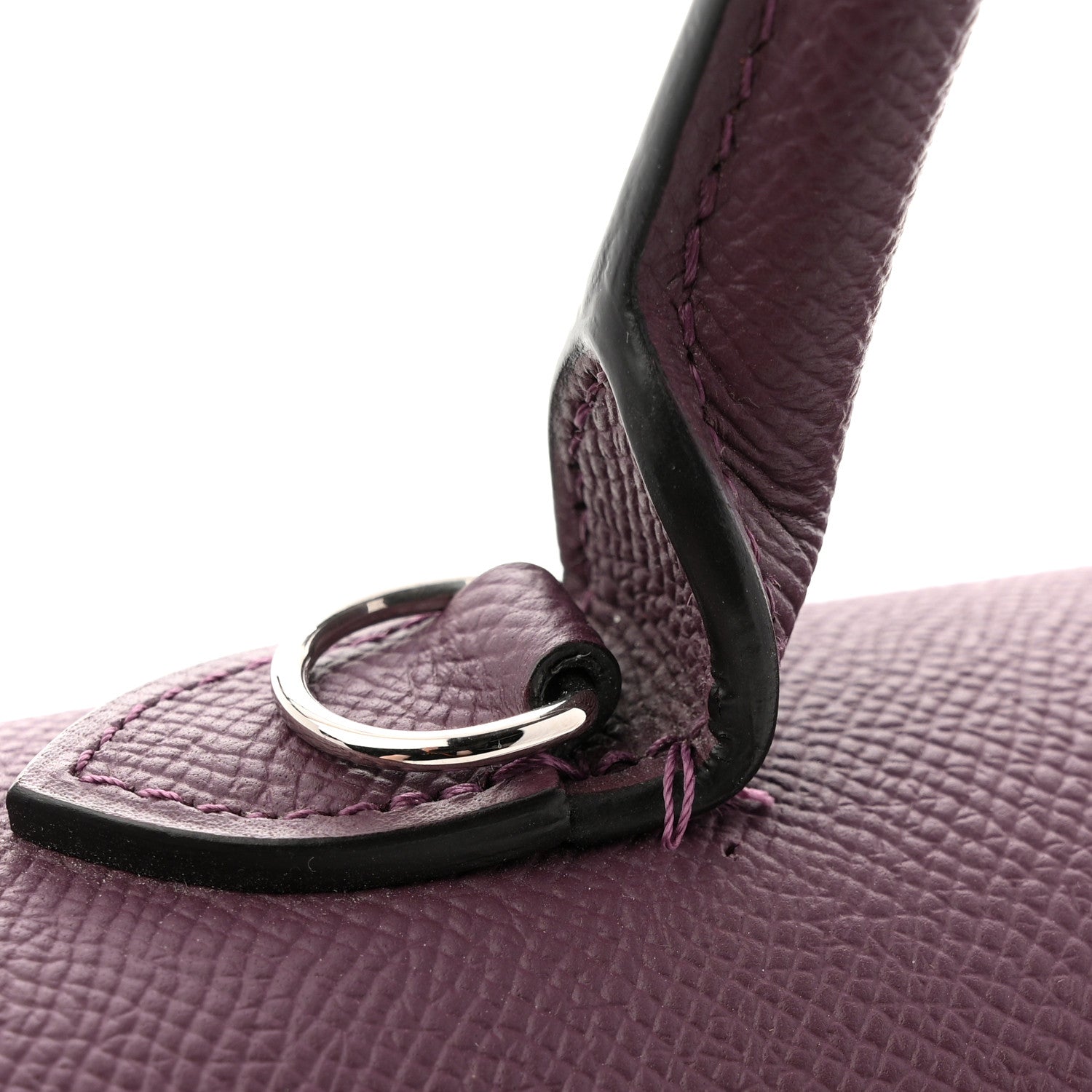 Carat Calfskin Gabrielle PM Eggplant