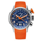 Edox Men's Watch Chronorally Chronograph Orange