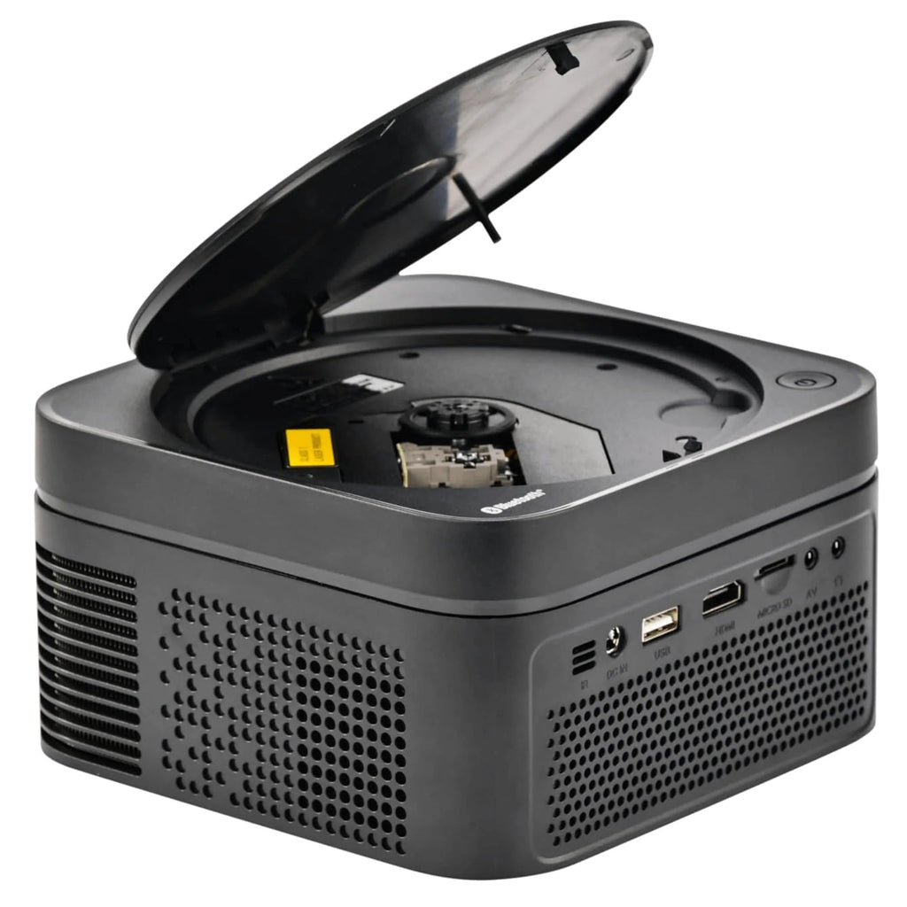 120" Home Theater LCD Projector with Built-In DVD Player