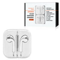 3.5Mm Circular Earbuds With Mic And Volume Control In Silver (12Pcs)