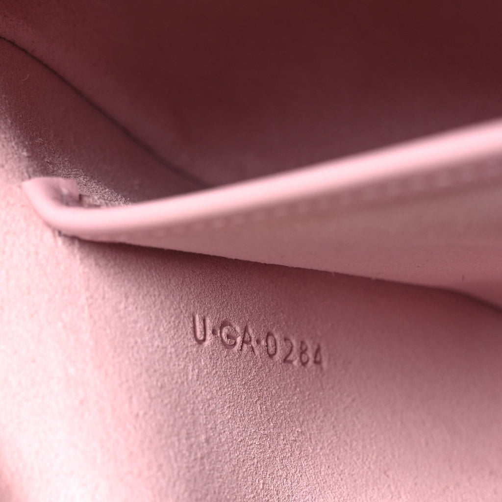 Smooth Calfskin Medium Strap Ava Triomphe Shoulder Pastel Pink