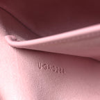 Smooth Calfskin Medium Strap Ava Triomphe Shoulder Pastel Pink