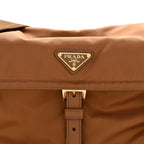 Re-Nylon Medium Explore Shoulder Bag Camel