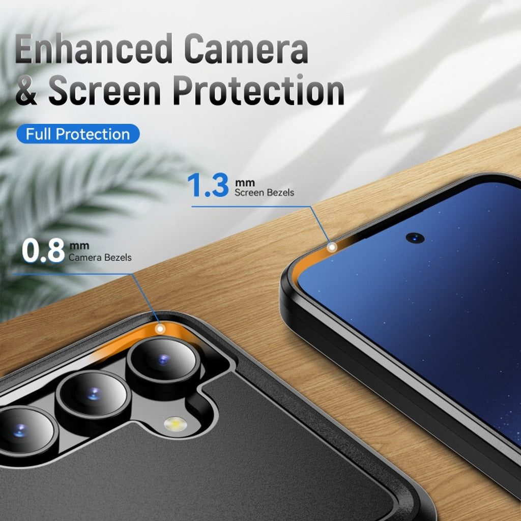 Entronix Case Compatible with Galaxy S23 Ultra - Soft-Touch Dual-Layer Sleek Cover