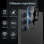 Entronix Clear Camera Lens Protector Compatible with Galaxy S25 Ultra - 3-Piece Combo