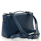 Grained Calfskin L19 Extra Pocket Pouch Navy Blue