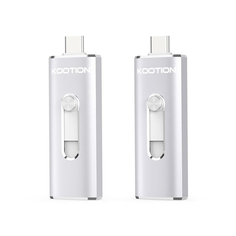 2 Pack 64GB USB3.0 Type-C Flash Drive Dual-Use Flash Drive; Memory Stick External Storage Thumb Drive
