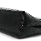 Caviar Quilted Jumbo Kelly Flap Black