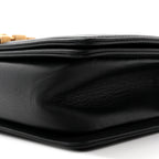 Caviar Quilted Medium Boy Flap Black