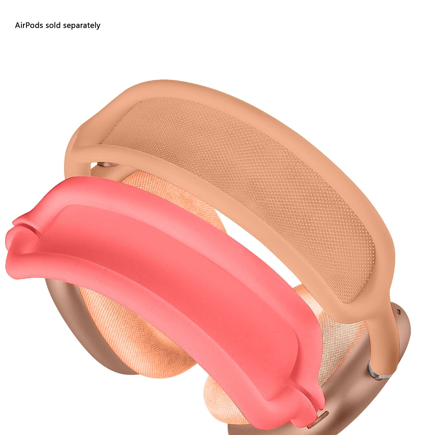 SAHARA - Silicone Combo Kit Case for Apple AirPods Max Headphones - Sand Orange