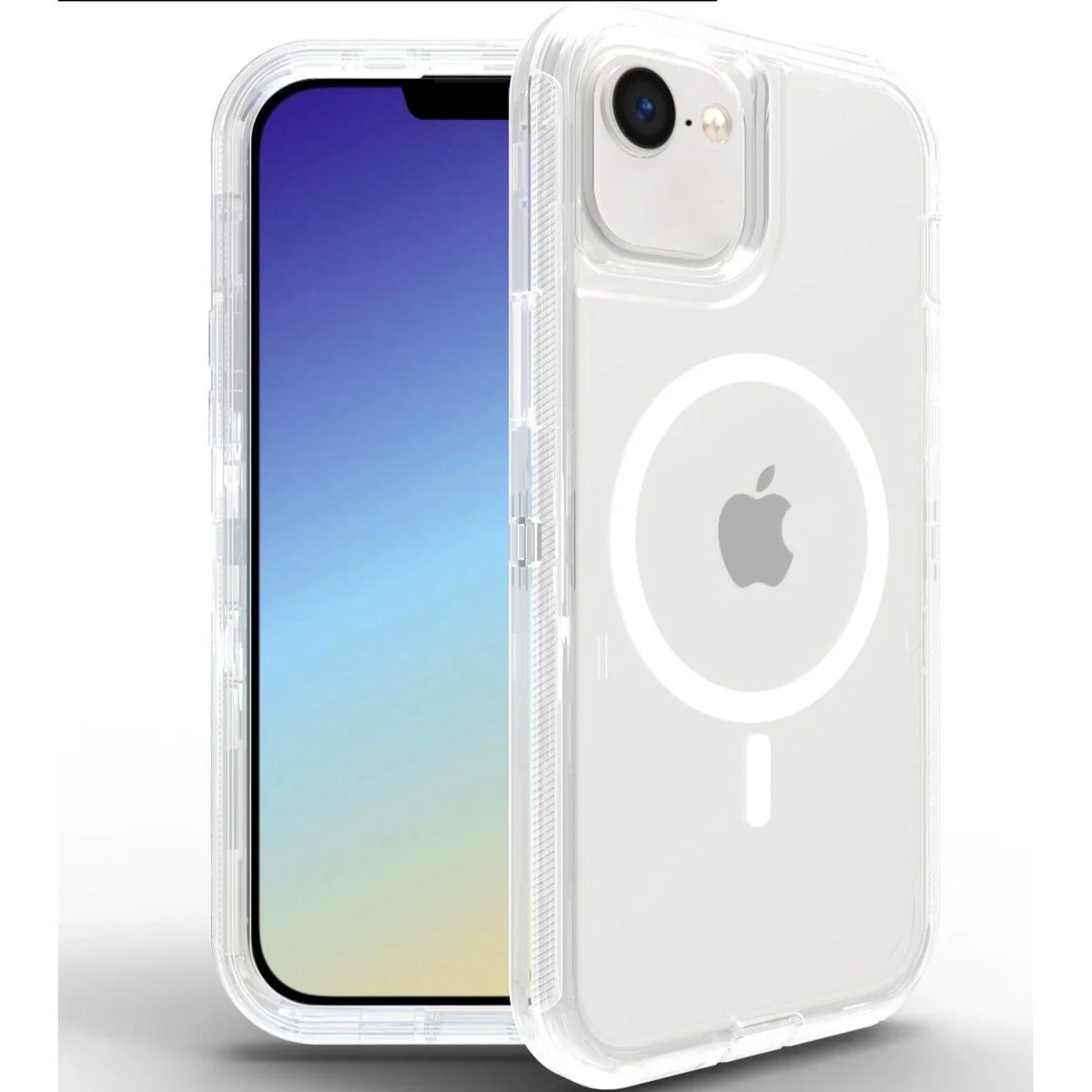 [DIS] Entronix [Magnetic] Case Compatible with iPhone 17e - [Clear] Triple-Layer Heavy Duty Protection