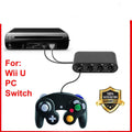 GameCube Controller Adapter 4 Port For Nintendo Switch Wii U & PC USB NEW TURBO