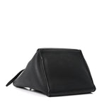 Supple Grained Calfskin Small Big Bag Black