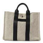 Toile Taurillon Clemence Sac Harnais Tote PM Black