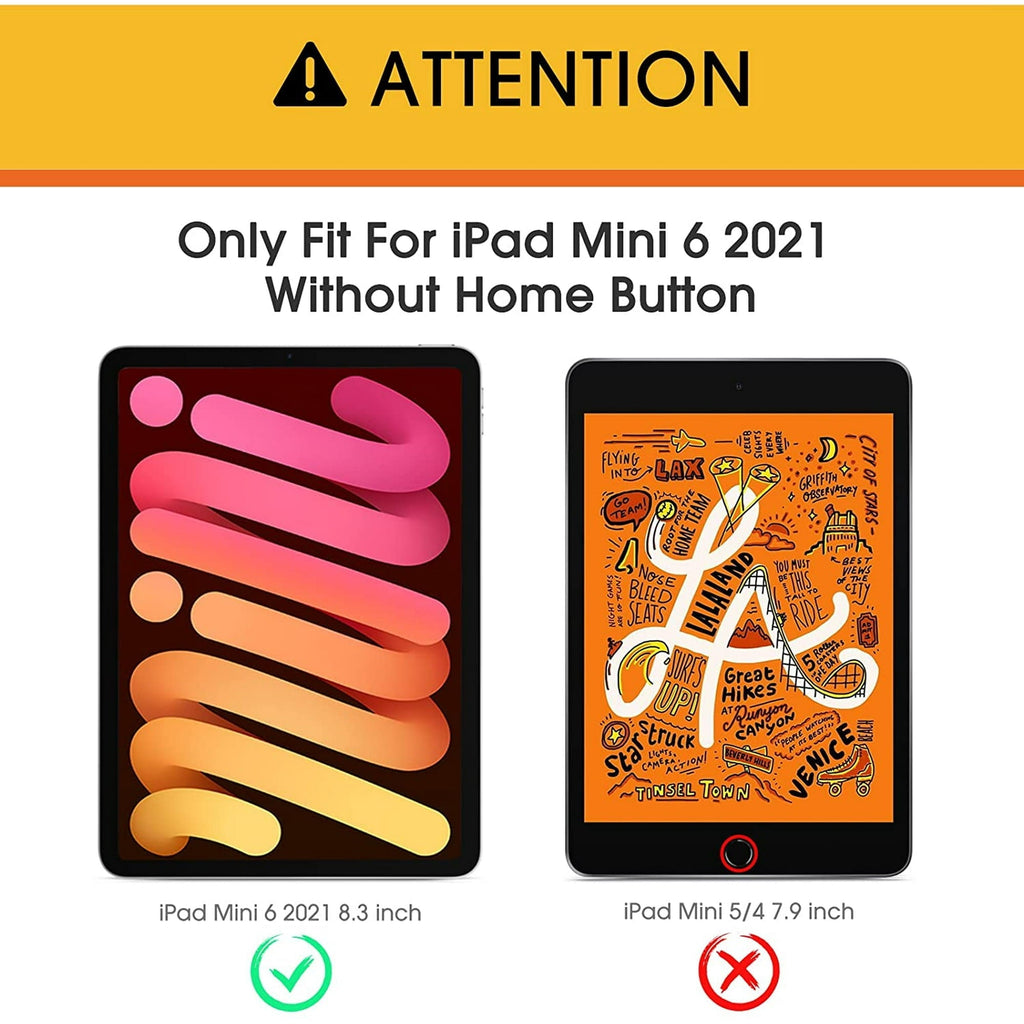 Entronix Case Compatible with iPad Mini 8.3" (6th Gen, 2021) - Triple-Layer Heavy Duty Protection