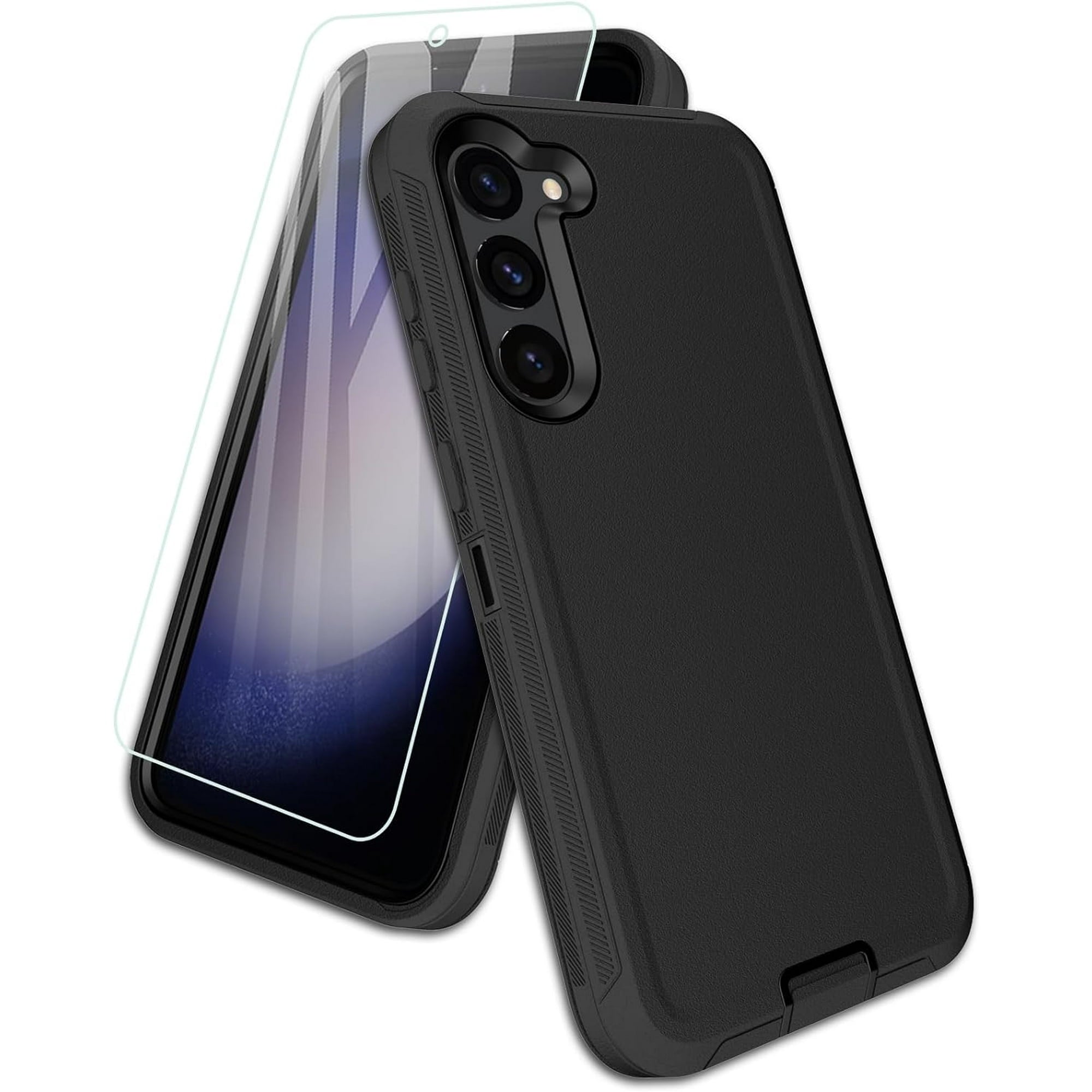 Entronix Bundle Compatible with Galaxy S25 - Heavy Duty Case & 1 Clear Screen Protector