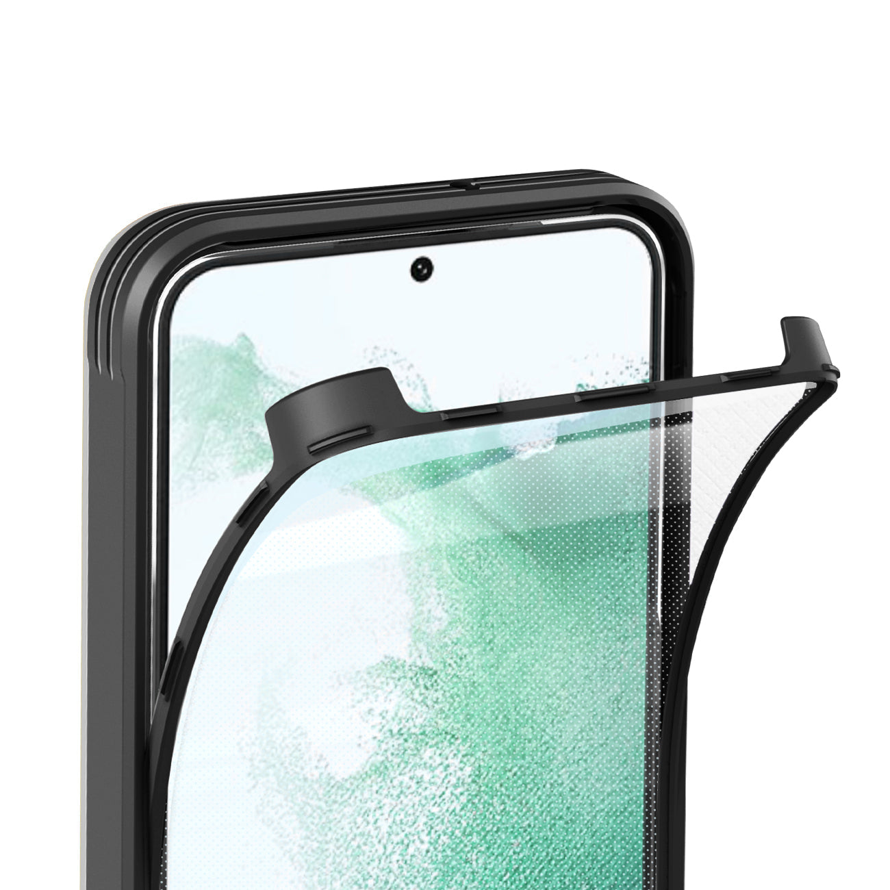 Full Protection With Mobile Phone Protective Film Slide Camera Lens Phone Case For Samsung Galaxy S 22 In Gray