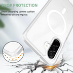 [DIS] Entronix [Magnetic] Case Compatible with Galaxy A17 - [Hard Back] Clear Cover