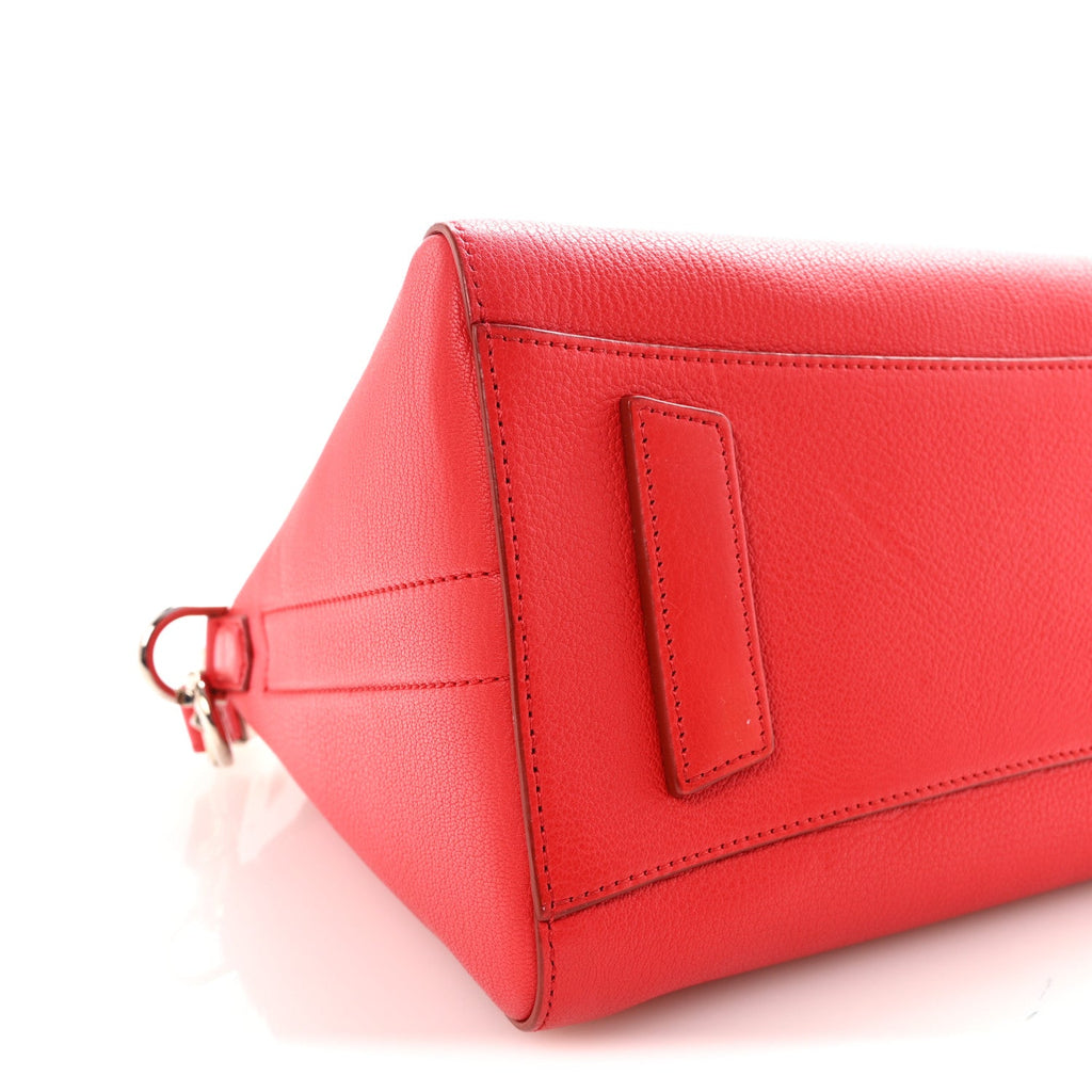 Sugar Goatskin Small Antigona Red