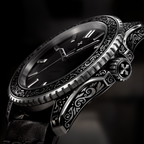 Venezianico Nereide Acquaforte Men’s Engraved Diver Automatic Watch