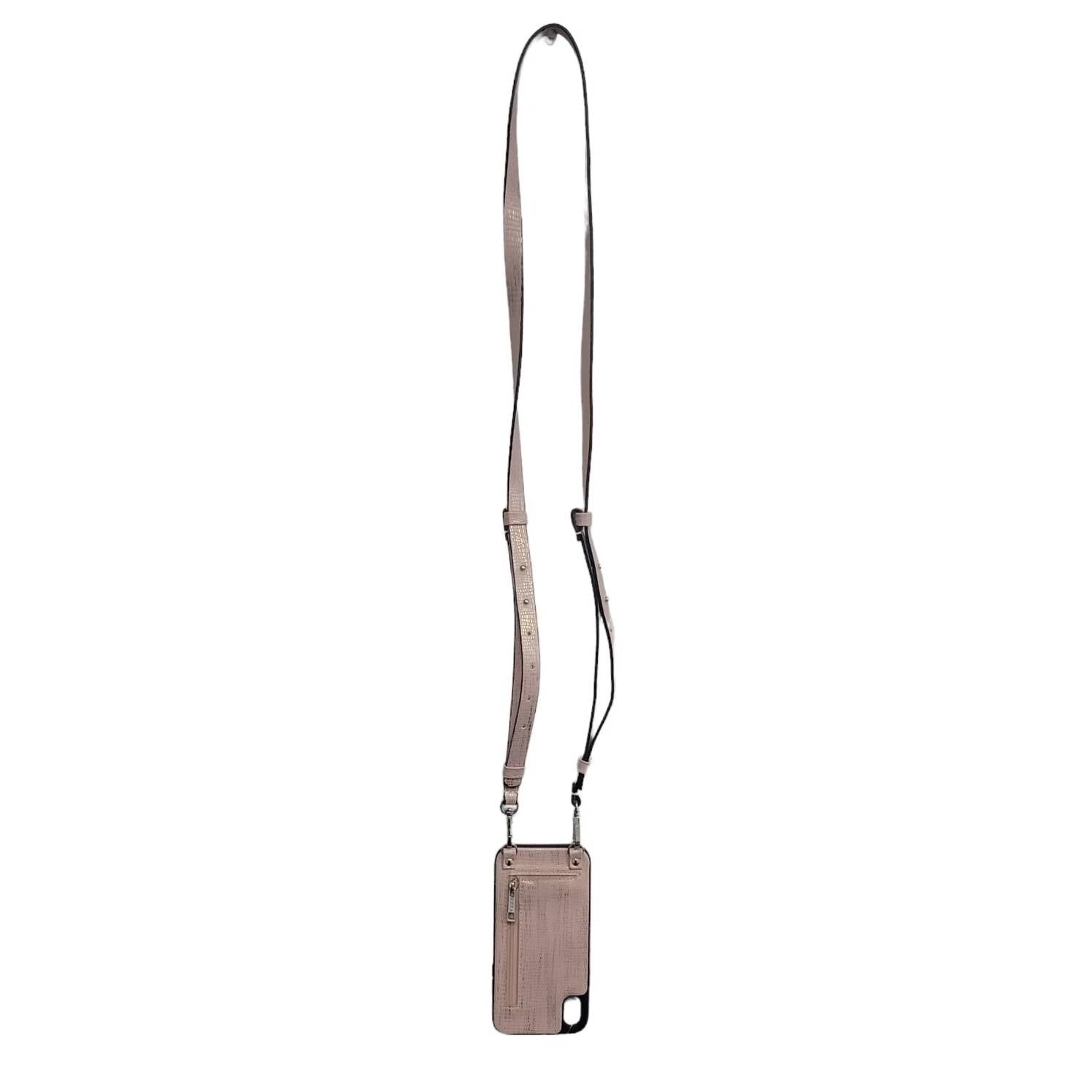 Crossbody Iphone X Or Xs Case With Strap Wallet In Blush