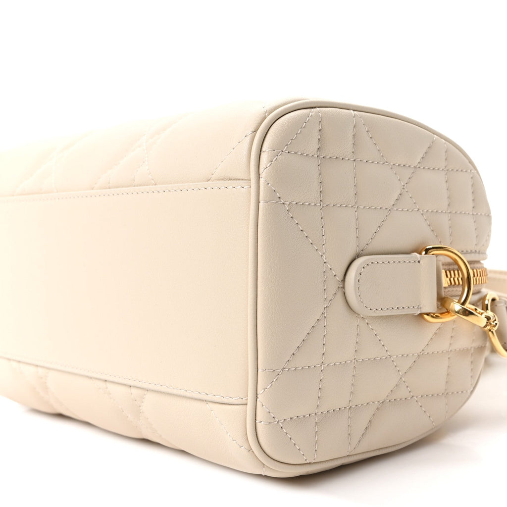 Calfskin Macrocannage Groove 20 Bag Dusty Ivory