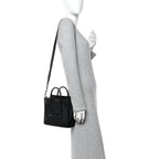 Drummed Calfskin Nano Luggage Black