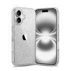 Entronix Case Compatible with iPhone 17 - [Hard Back] Glitter Clear