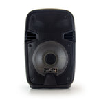8 Inch 400 Watts Bluetooth Portable Party Speaker with USB, SD Input and Reactive Lights