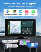 Car Stereo Radio CarPlay Touchscreen 7 in Apple Android Auto Backup Camera