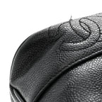 Caviar Triple CC Shoulder Bag Black
