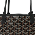 Goyardine Reversible Mini Anjou Black