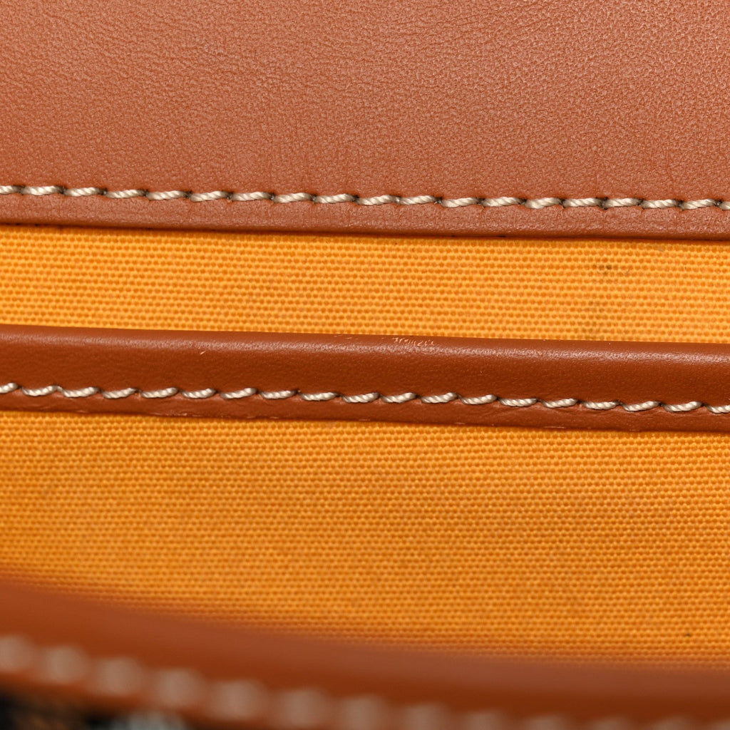 Goyardine Belvedere II MM Messenger Bag Black Gold
