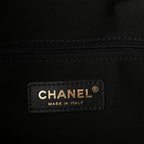 Calfskin Quilted Small Coco Base Shopping Bag Black