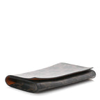 Triomphe Canvas Asymmetric Clutch Tan