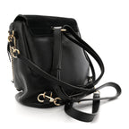 Suede Calfskin Medium Faye Backpack Black